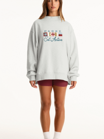 Parke Cotton Grey Sweatshirt
