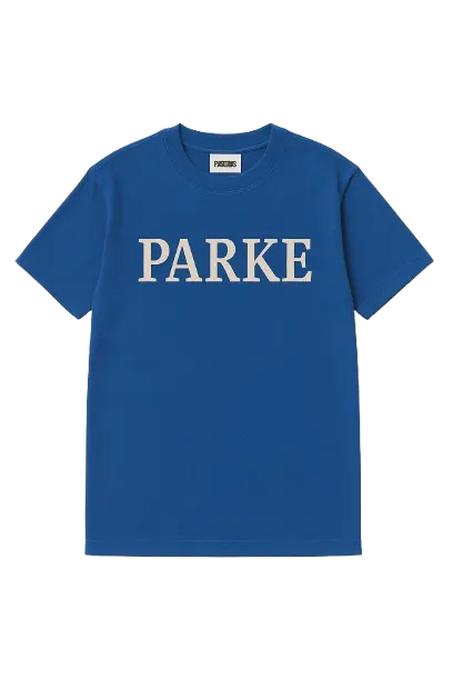 Parke Cotton Blue T-shirt