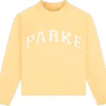 Parke Yellow Varsity Mockneck Sweatshirt