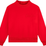 Parke Mock Neck Red Sweatshirt