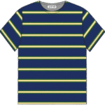Parke Denim Stripe Cotton Tee