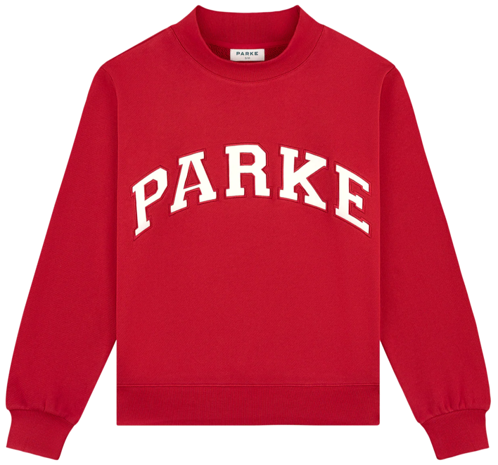 Parke Back to School Red Sweatshirt Parke Back to School Red Sweatshirt