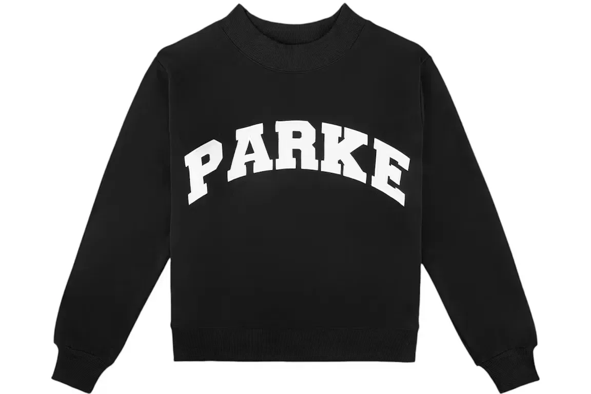Varsity Black Mockneck
