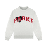 Jean Heart Varsity Mockneck Sweatshirt