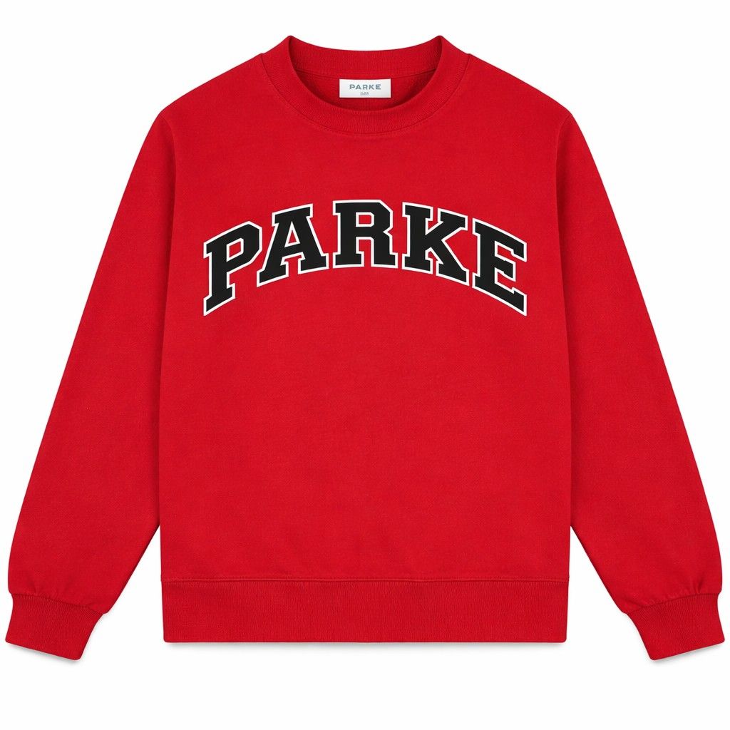 Varsity Parke red Mockneck